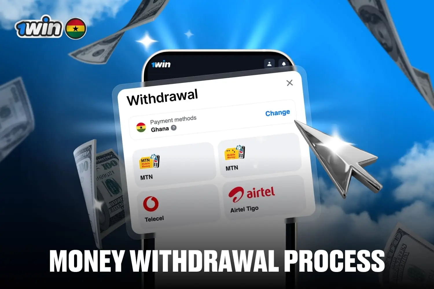 1win withdrawal process can be done easily after verification
